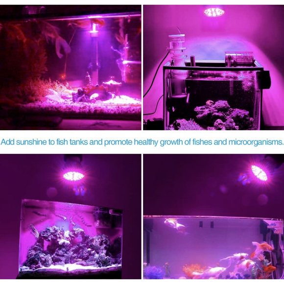 4 Pack US 28W Full Spectrum E27 E26 LED Grow Light for Veg Bloom Indoor Plant - Picture 6 of 7